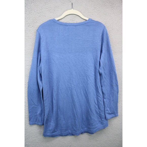 J.Jill V-Neck Long Sleeve Sweater-Size Small-Soft - Picture 8 of 10